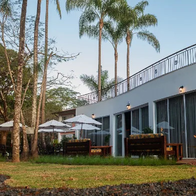 Área de convívio do hotel