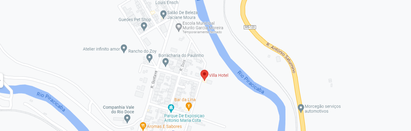Mapa do hotel